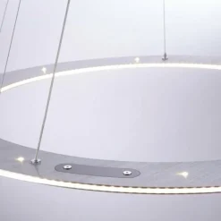 Suspension Paul Neuhaus PURE-COSMO LED Aluminium, 17 lumières, Télécommandes