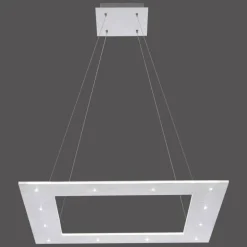 Suspension Paul Neuhaus PURE-COSMO LED Aluminium, 21 lumières, Télécommandes