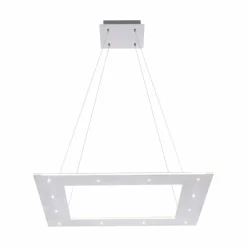 Suspension Paul Neuhaus PURE-COSMO LED Aluminium, 21 lumières, Télécommandes