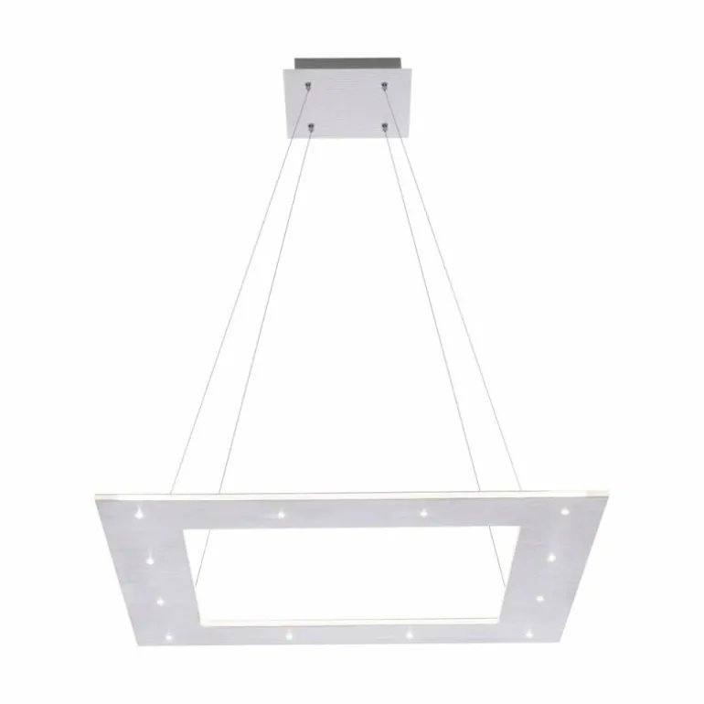 Suspension Paul Neuhaus PURE-COSMO LED Aluminium, 21 lumières, Télécommandes