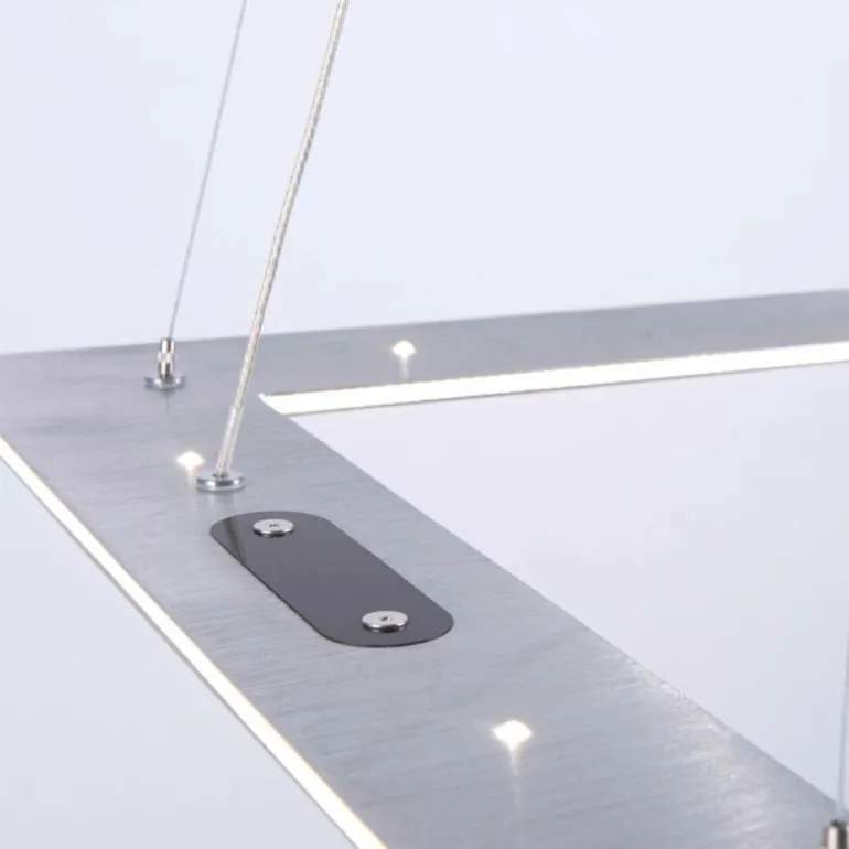 Suspension Paul Neuhaus PURE-COSMO LED Aluminium, 21 lumières, Télécommandes