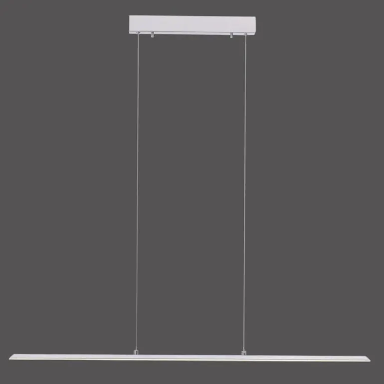 Suspension Paul Neuhaus PURE-LITE LED Acier inoxydable, 1 lumière