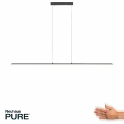 Suspension Paul Neuhaus PURE-LITE LED Anthracite, 1 lumière