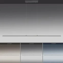 Suspension Paul Neuhaus PURE-LITE LED Anthracite, 1 lumière