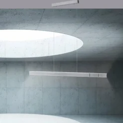 Suspension Paul Neuhaus PURE-LUME LED Aluminium, 6 lumières