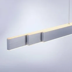 Suspension Paul Neuhaus PURE-LUME LED Aluminium, 6 lumières