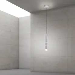 Suspension Paul Neuhaus PURE-VEGA LED Aluminium, 7 lumières