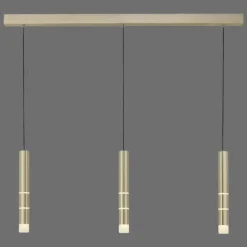 Suspension Paul Neuhaus PURE-VEGA LED Laiton, 9 lumières