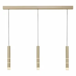 Suspension Paul Neuhaus PURE-VEGA LED Laiton, 9 lumières