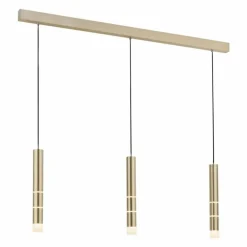 Suspension Paul Neuhaus PURE-VEGA LED Laiton, 9 lumières