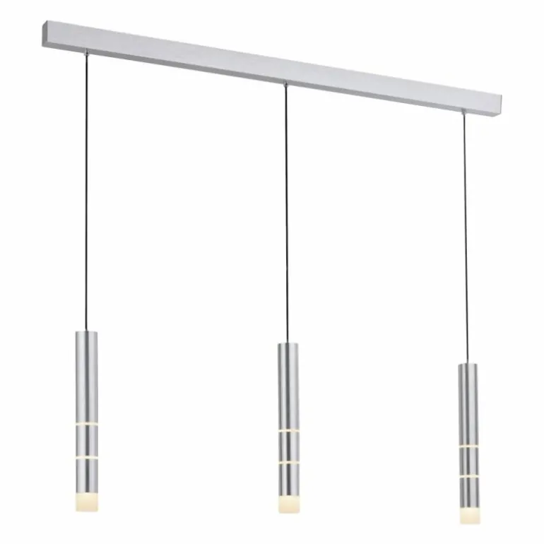 Suspension Paul Neuhaus PURE-VEGA LED Aluminium, 3 lumières