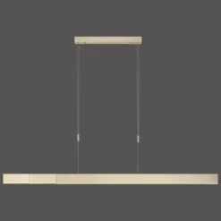 Suspension Paul Neuhaus PURE-MOTO LED Laiton, 3 lumières, Télécommandes