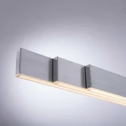 Suspension Paul Neuhaus PURE-MOTO LED Aluminium, 3 lumières, Télécommandes