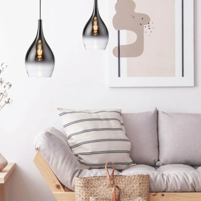 Suspension Paul Neuhaus PILUA Chrome, 1 lumière