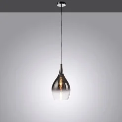 Suspension Paul Neuhaus PILUA Chrome, 1 lumière