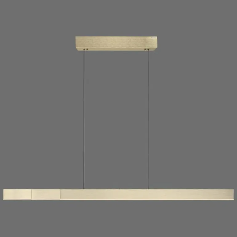 Suspension Paul Neuhaus PURE-MOTO-RISE LED Or, 3 lumières, Télécommandes