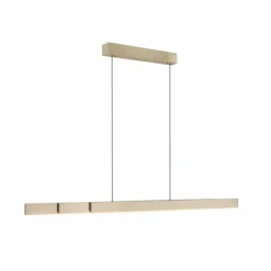 Suspension Paul Neuhaus PURE-MOTO-RISE LED Or, 3 lumières, Télécommandes