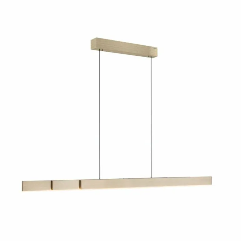 Suspension Paul Neuhaus PURE-MOTO-RISE LED Or, 3 lumières, Télécommandes