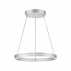 Suspension Paul Neuhaus PURE E-LOOP LED Argenté, 2 lumières, Télécommandes