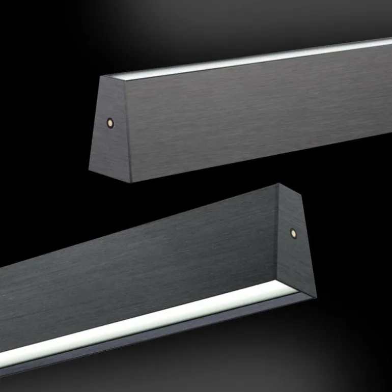 Suspension Paul Neuhaus PURE E-MOTION LED Gris, 1 lumière, Télécommandes