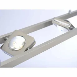 Suspension Paul Neuhaus Q-Fisheye LED Acier inoxydable, 8 lumières, Télécommandes, Changeur de couleurs