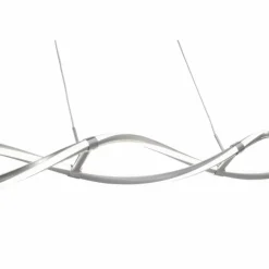 Suspension Paul Neuhaus Q-MALINA LED Nickel mat, 2 lumières, Télécommandes