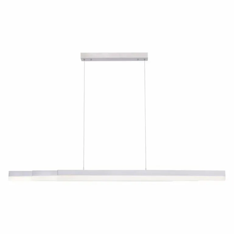 Suspension Paul Neuhaus Q-TOWER LED Aluminium, 3 lumières, Télécommandes