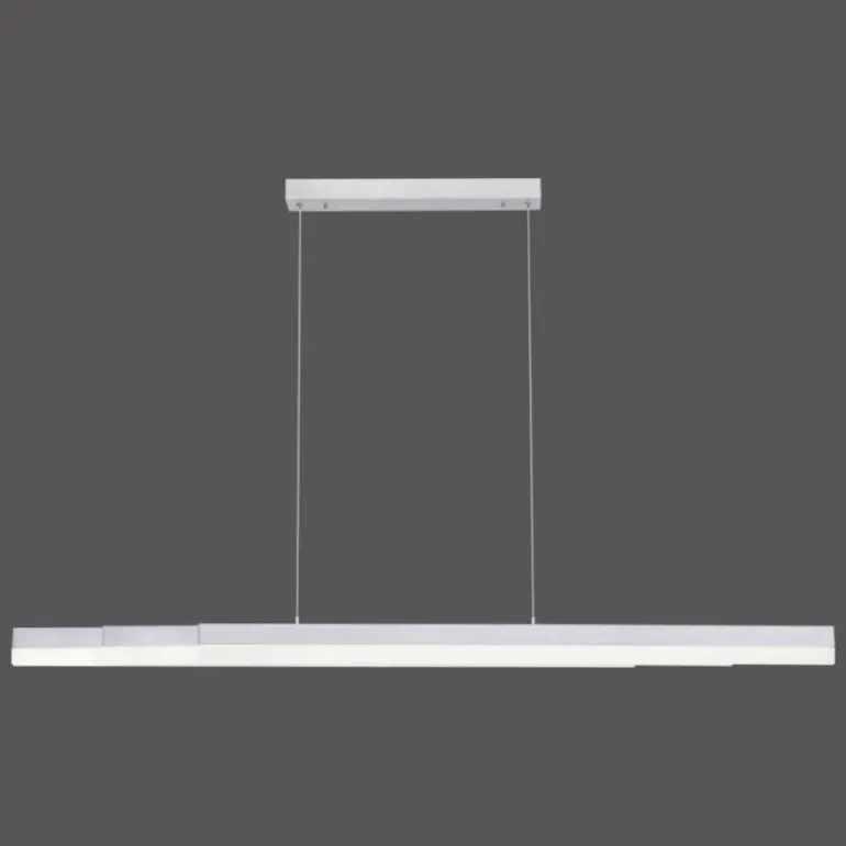 Suspension Paul Neuhaus Q-TOWER LED Aluminium, 3 lumières, Télécommandes