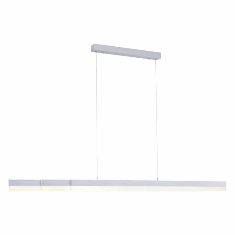 Suspension Paul Neuhaus Q-TOWER LED Aluminium, 3 lumières, Télécommandes