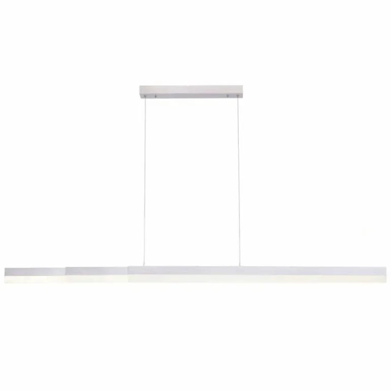 Suspension Paul Neuhaus Q-TOWER LED Aluminium, 3 lumières, Télécommandes