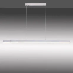 Suspension Paul Neuhaus Q-TOWER LED Aluminium, 3 lumières, Télécommandes