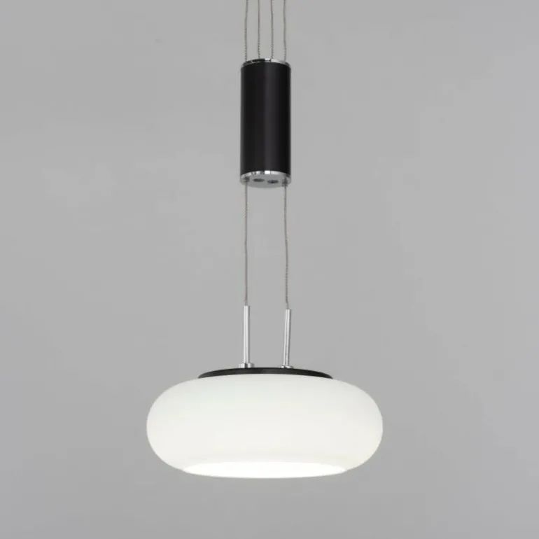 Suspension Paul Neuhaus Q-ETIENNE LED Noir, 2 lumières, Télécommandes