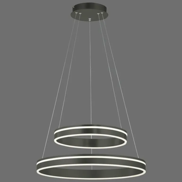 Suspension Paul Neuhaus Q-VITO LED Anthracite, 1 lumière, Télécommandes