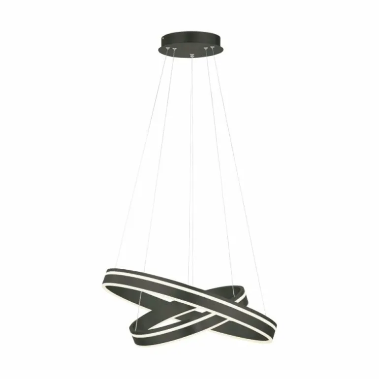 Suspension Paul Neuhaus Q-VITO LED Anthracite, 1 lumière, Télécommandes
