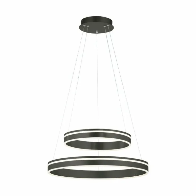 Suspension Paul Neuhaus Q-VITO LED Anthracite, 1 lumière, Télécommandes