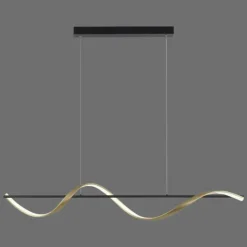 Suspension Paul Neuhaus Q-SWING LED Anthracite, Or, 1 lumière, Télécommandes