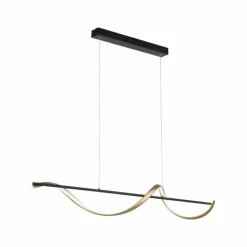 Suspension Paul Neuhaus Q-SWING LED Anthracite, Or, 1 lumière, Télécommandes