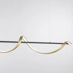 Suspension Paul Neuhaus Q-SWING LED Anthracite, Or, 1 lumière, Télécommandes