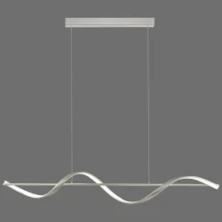 Suspension Paul Neuhaus QSWING LED Argenté, 1 lumière, Télécommandes