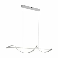 Suspension Paul Neuhaus QSWING LED Argenté, 1 lumière, Télécommandes