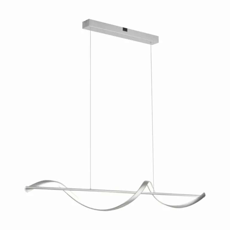 Suspension Paul Neuhaus QSWING LED Argenté, 1 lumière, Télécommandes