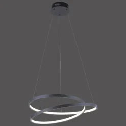 Suspension Paul Neuhaus ROMAN LED Noir, 1 lumière