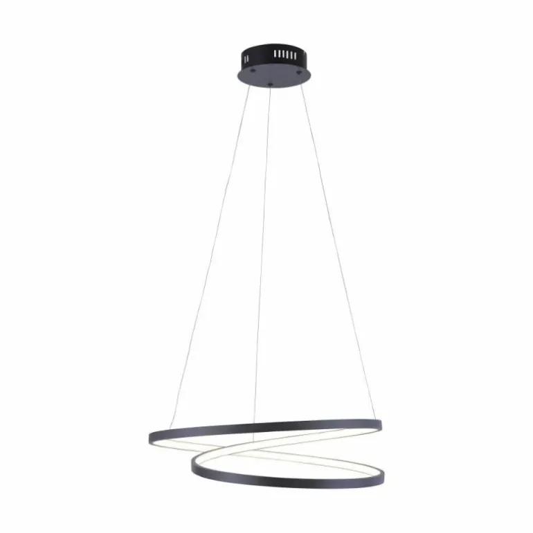 Suspension Paul Neuhaus ROMAN LED Noir, 1 lumière