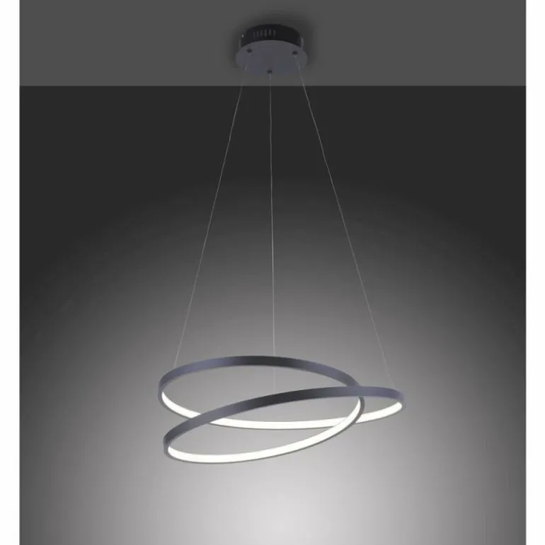 Suspension Paul Neuhaus ROMAN LED Noir, 1 lumière