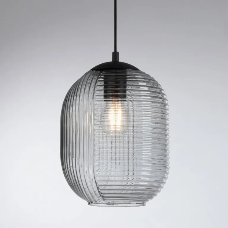 Suspension Paul Neuhaus SHITAKE Noir, 1 lumière