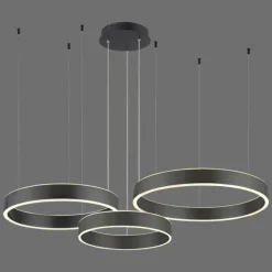 Suspension Paul Neuhaus SCULLI LED Noir, 2 lumières