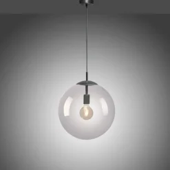 Suspension Paul Neuhaus WIDOW Noir, 1 lumière