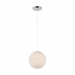 Suspension Paul-Neuhaus BOLO LED Argenté, 1 lumière