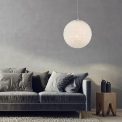 Suspension Paul-Neuhaus BOLO LED Argenté, 1 lumière