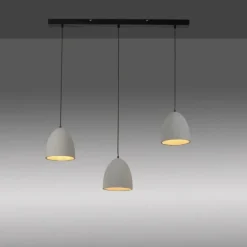 Suspension Paul-Neuhaus ETON Noir, 3 lumières